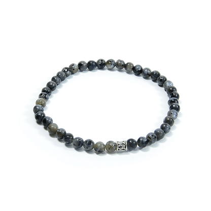 Larvikite Mini Beaded Bracelet