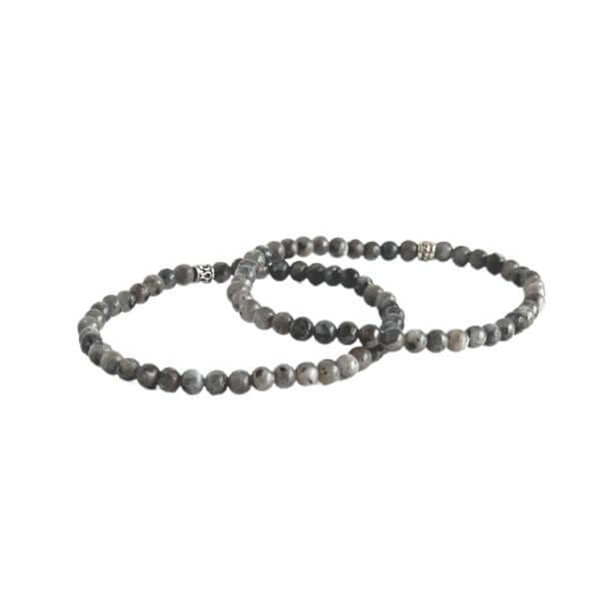 Larvikite Mini Beaded Bracelet