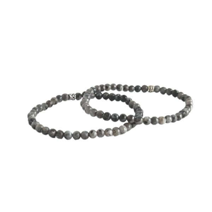 Larvikite Mini Beaded Bracelet