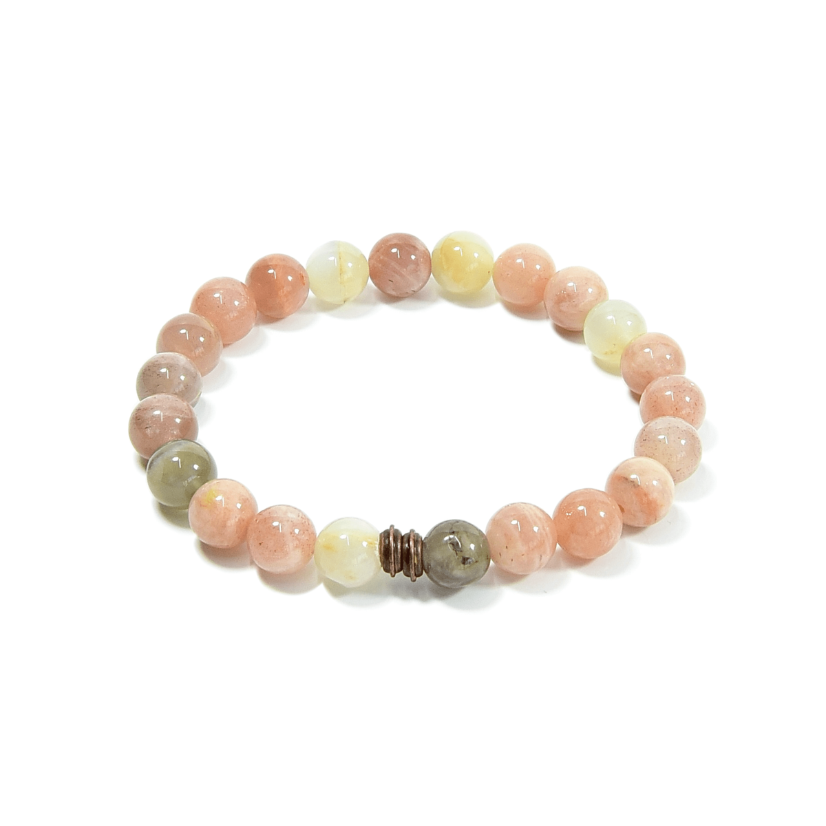 Moonstone Beaded Bracelet