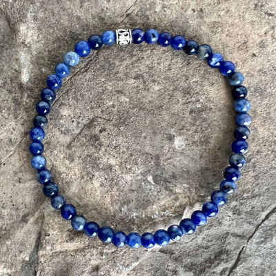Sodalite Mini Beaded Bracelet