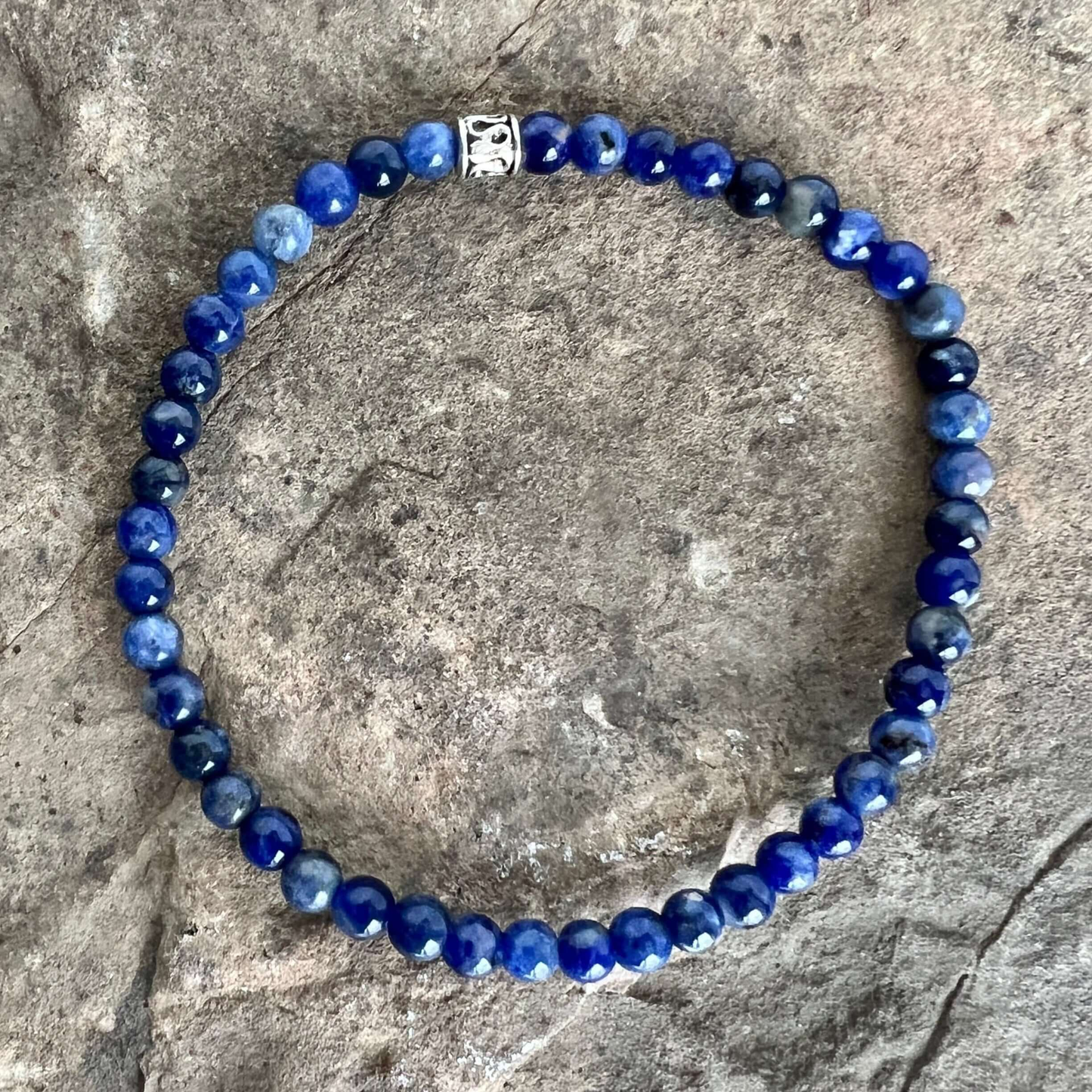 Sodalite Mini Beaded Bracelet
