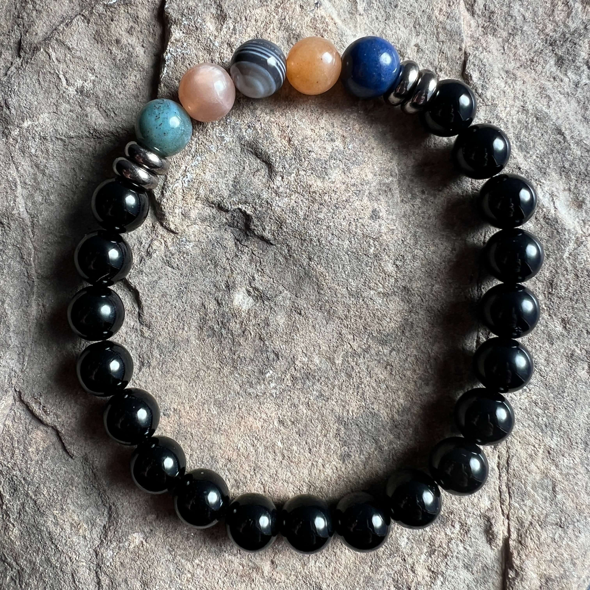 Strength & Perseverance Vibes Gemstone Bracelet
