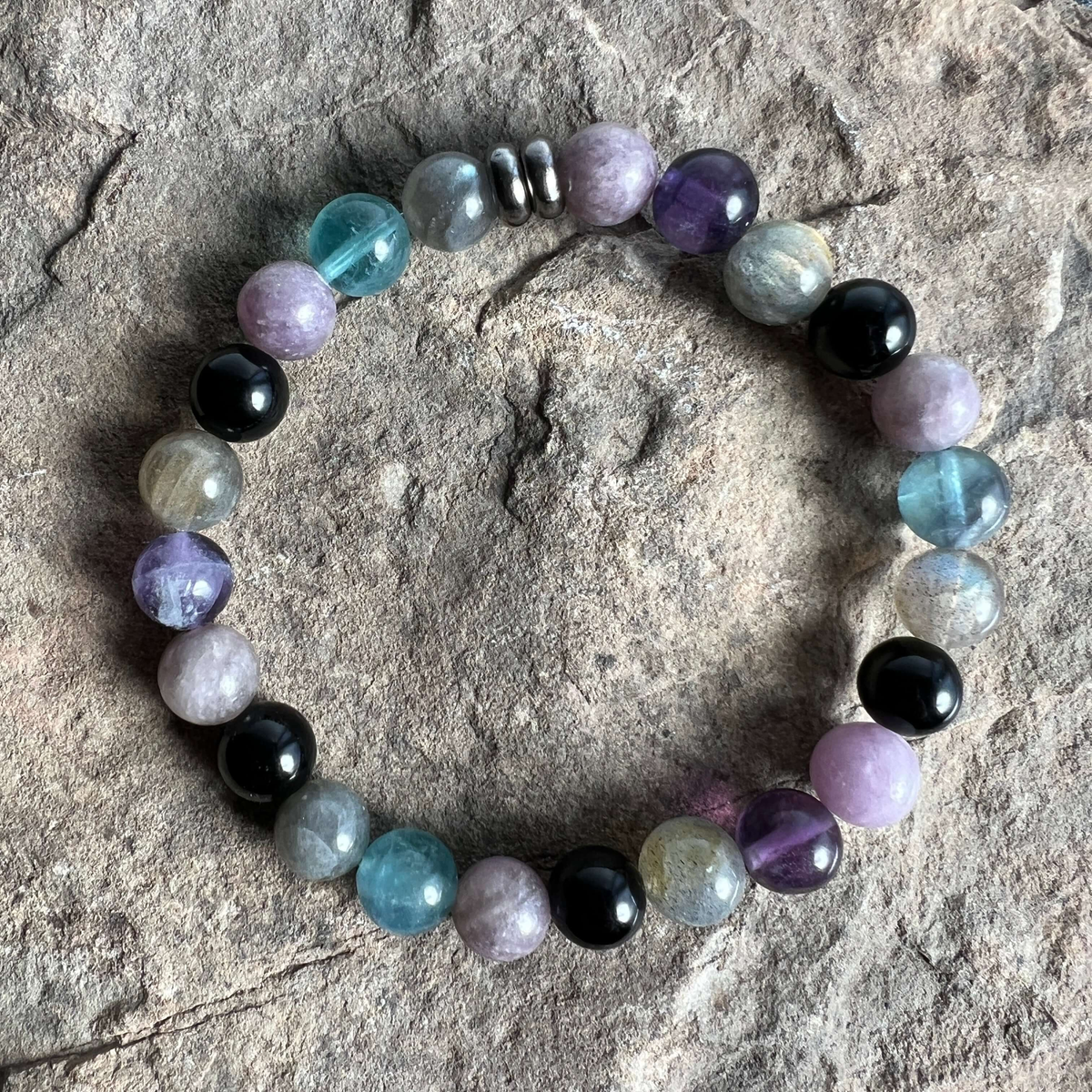 Wisdom & Focus Vibes Gemstone Bracelet