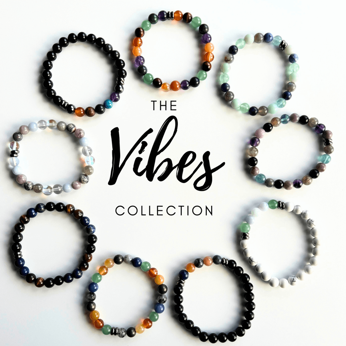 Wisdom & Focus Vibes Gemstone Bracelet