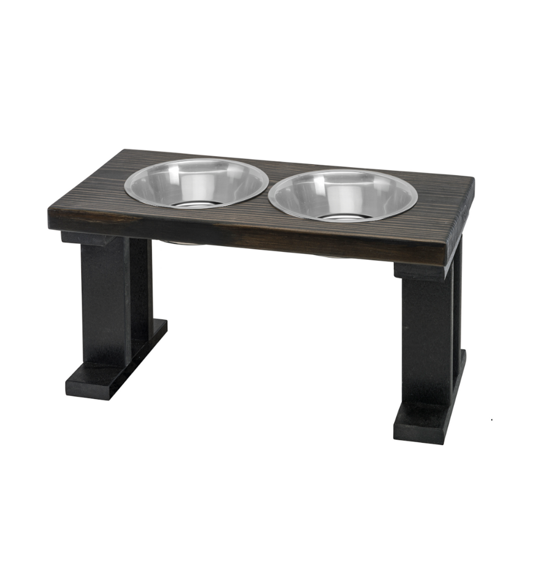 Bearwood Farmhouse 2-Bowl Elevated Dog Feeder