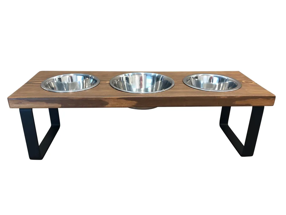 Bearwood Elevated Metal Dog Bowl Feeder Stand