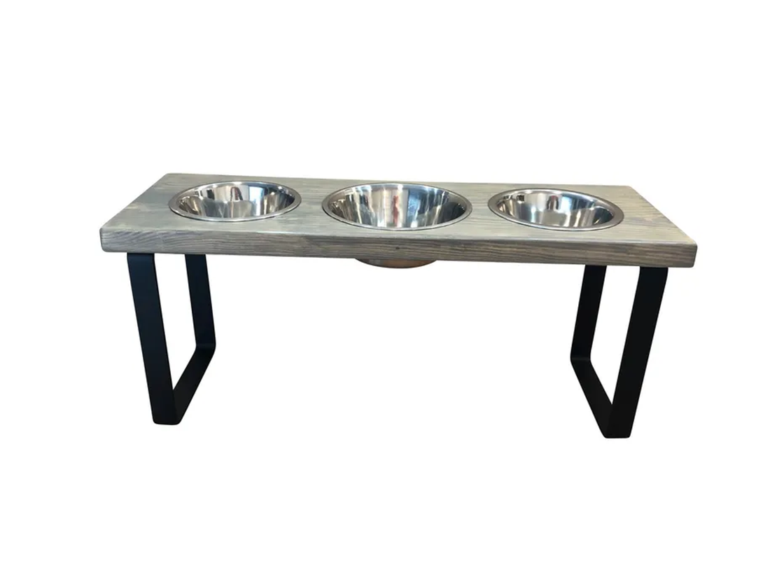 Bearwood Elevated Metal Dog Bowl Feeder Stand