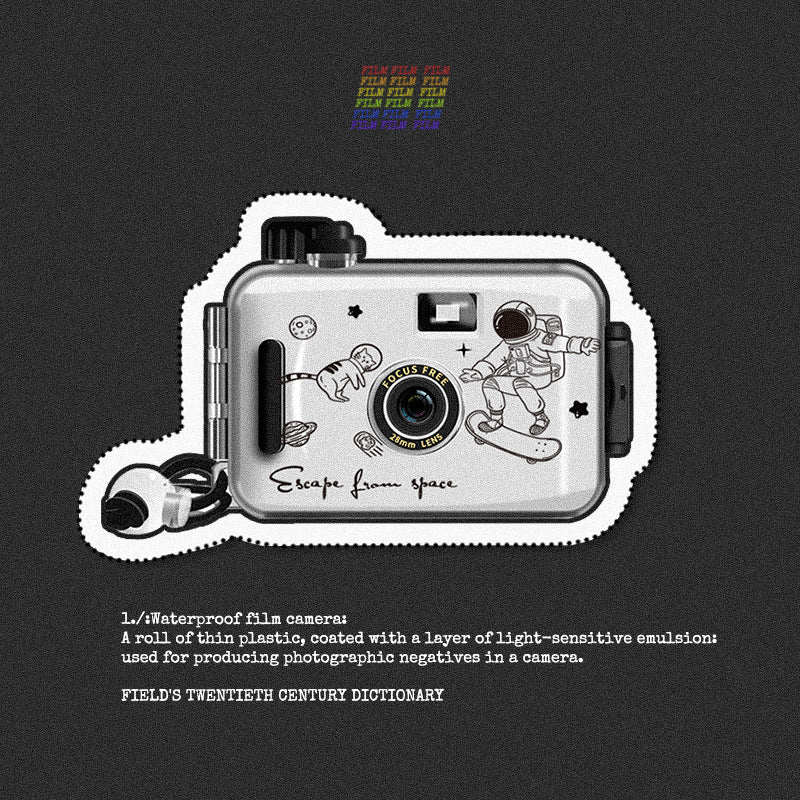 Retro Film Camera Vintage Style Point and Shoot