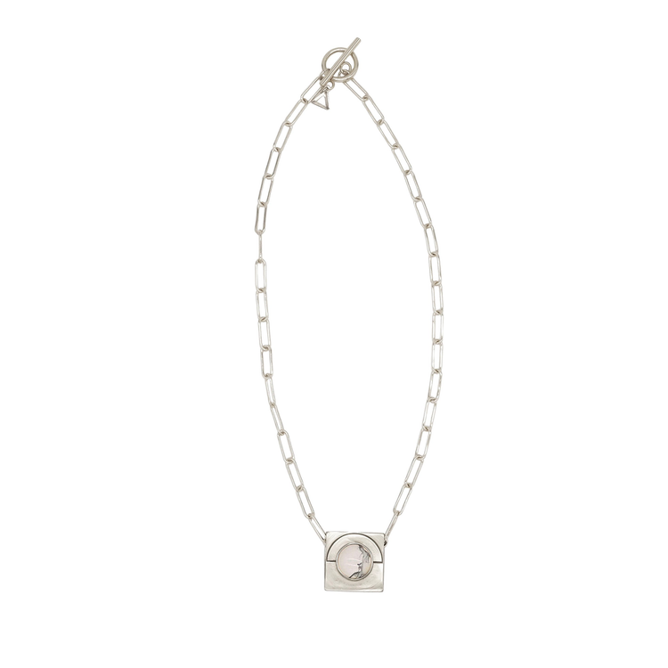 Infinity Moon Charm Necklace
