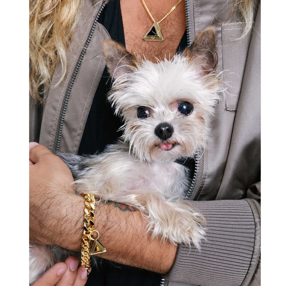 Iconic Triangle Charm Bracelet in Gold