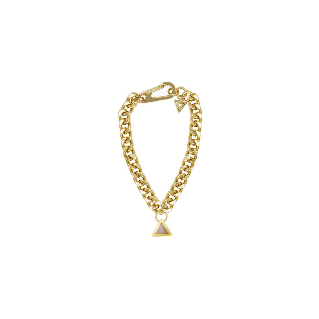 Iconic Triangle Charm Bracelet in Gold