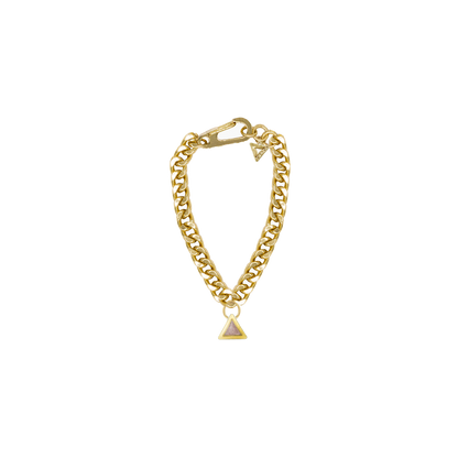 Iconic Triangle Charm Bracelet in Gold