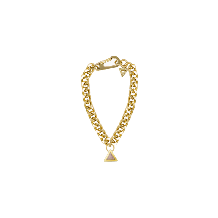 Iconic Triangle Charm Bracelet in Gold