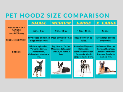 Pet Hoodz Calming Dog Hood