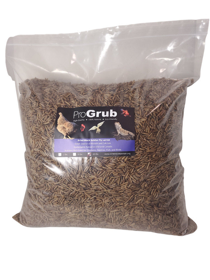 ProGrub Dried Black Soldier Fly Larvae - Poultry Treat