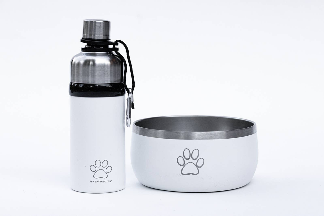 Good Life Gear Pet Water Bottle & Dog Bowl Set