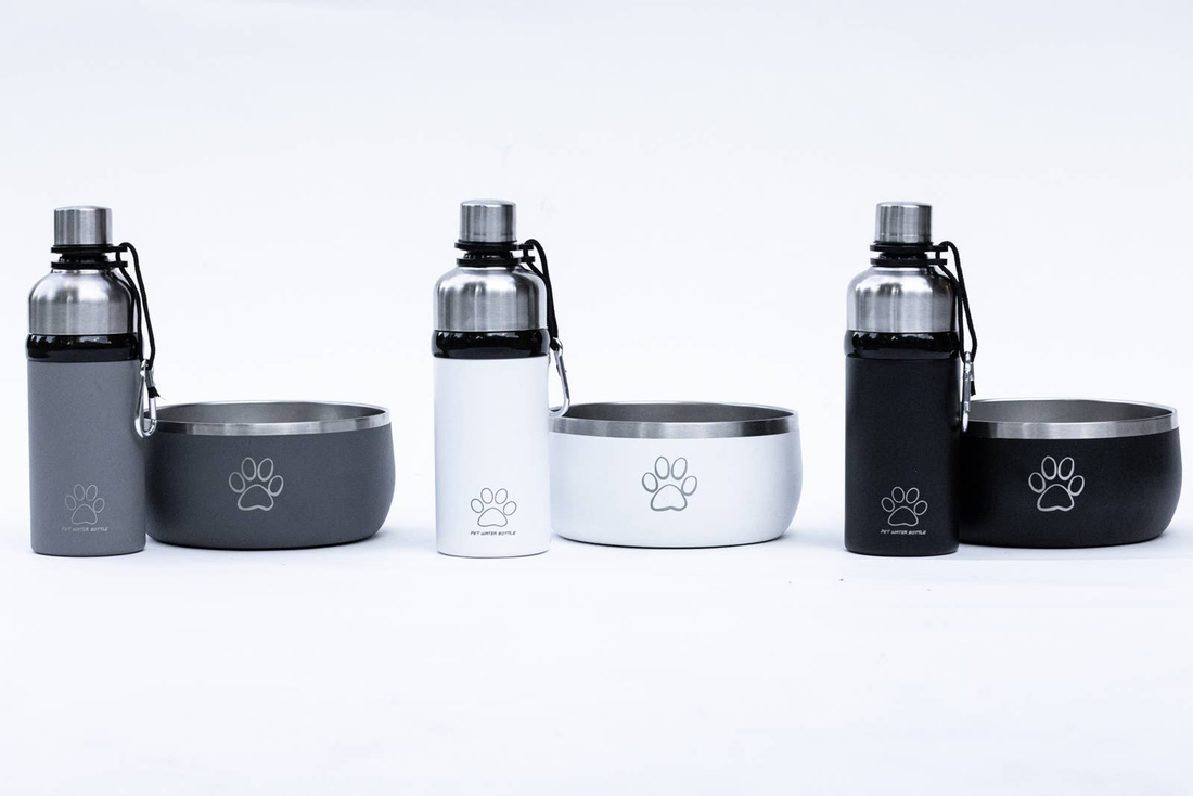 Good Life Gear Pet Water Bottle & Dog Bowl Set