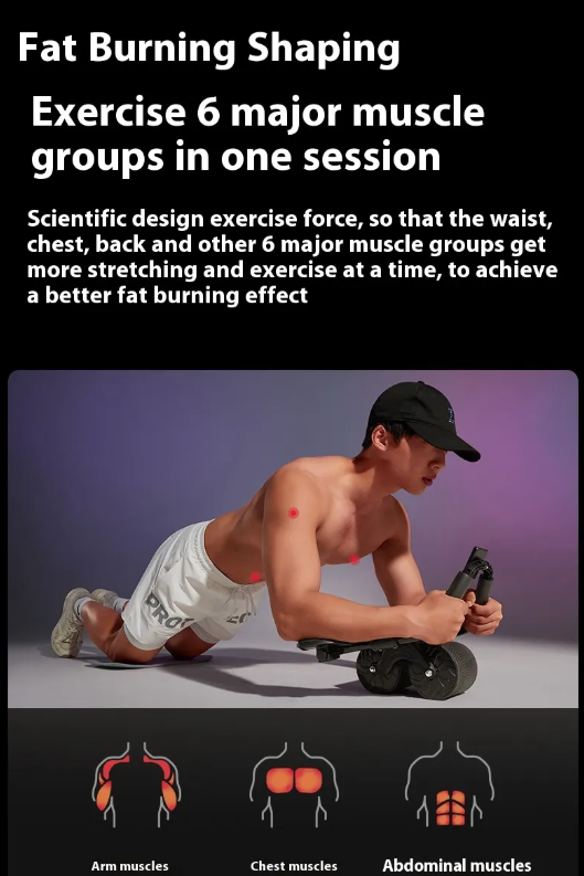Automatic Rebound Abdominal Wheel - Image 9