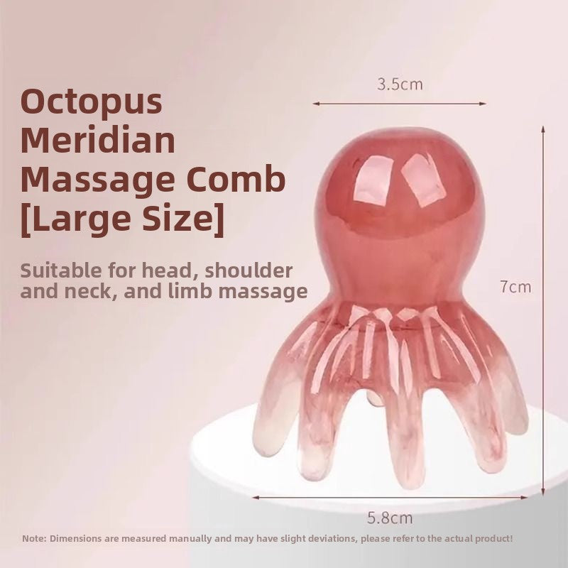 Resin Octopus Head Massage Comb Health & Wellness product image 7