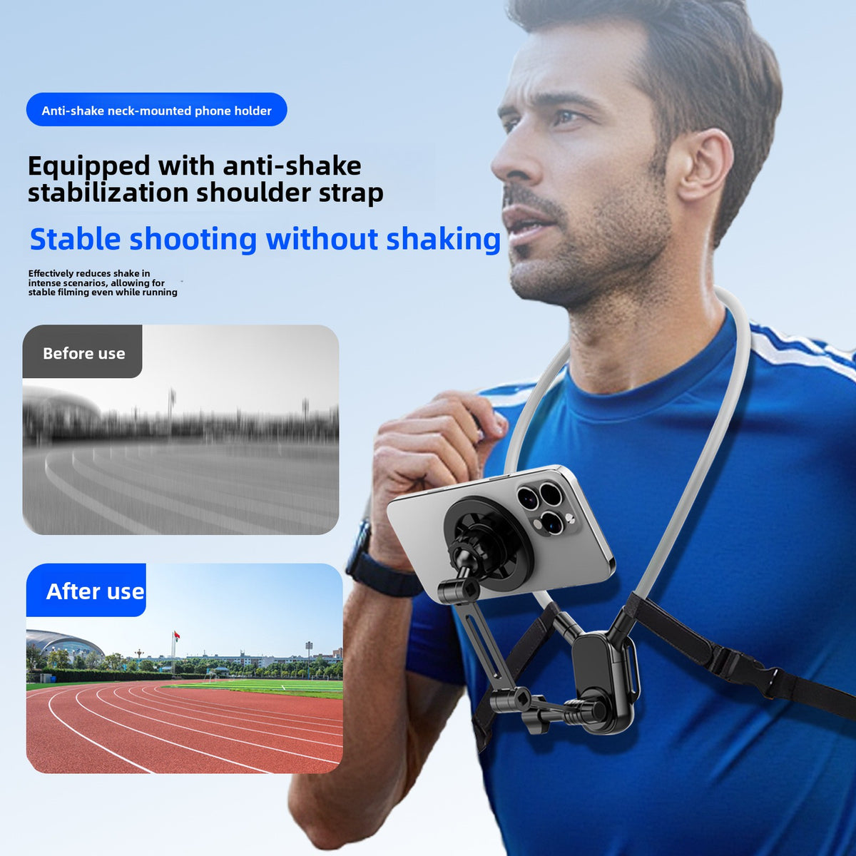 Magnetic Neck Mount for Phone Camera Shooting
