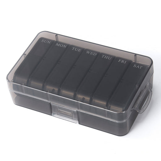 14-grid plastic medicine box