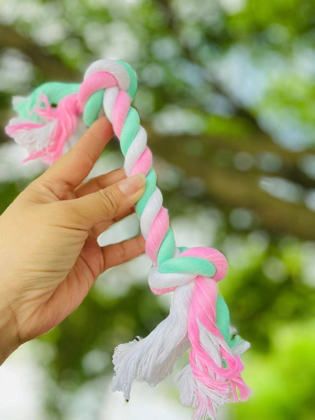 2-Knot Sustainable Dog Chew Rope Toy