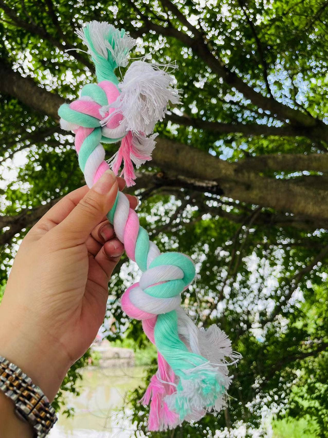 2-Knot Sustainable Dog Chew Rope Toy