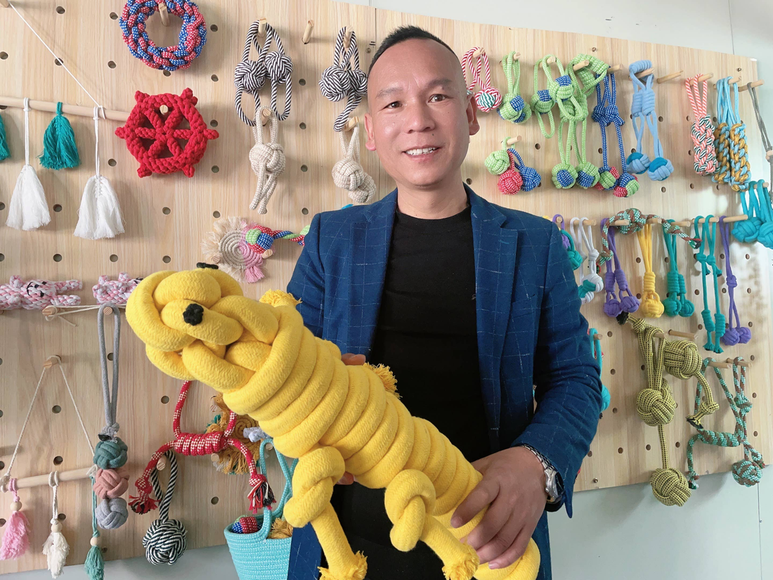 Eco Lizard Jumbo Dog Rope Toy Collection