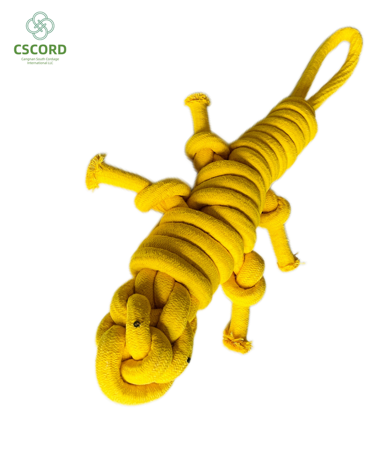 Eco Lizard Jumbo Dog Rope Toy Collection
