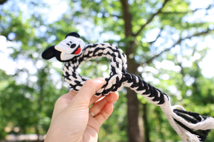 Eco Mickey Macrame Dog Rope Tug and Chew Toy