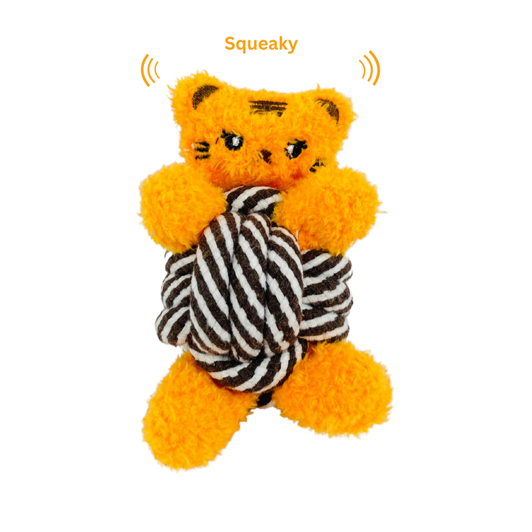 Eco Tiger Macrame Dog Rope Tug and Chew Toy