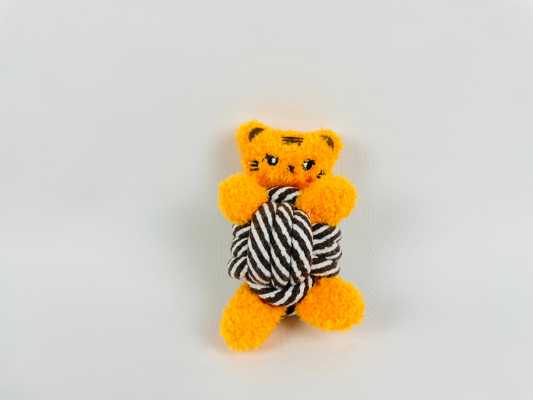 Eco Tiger Macrame Dog Rope Tug and Chew Toy