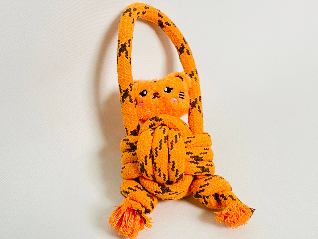 Eco Tiger Dog Rope Tug-of-War Toy