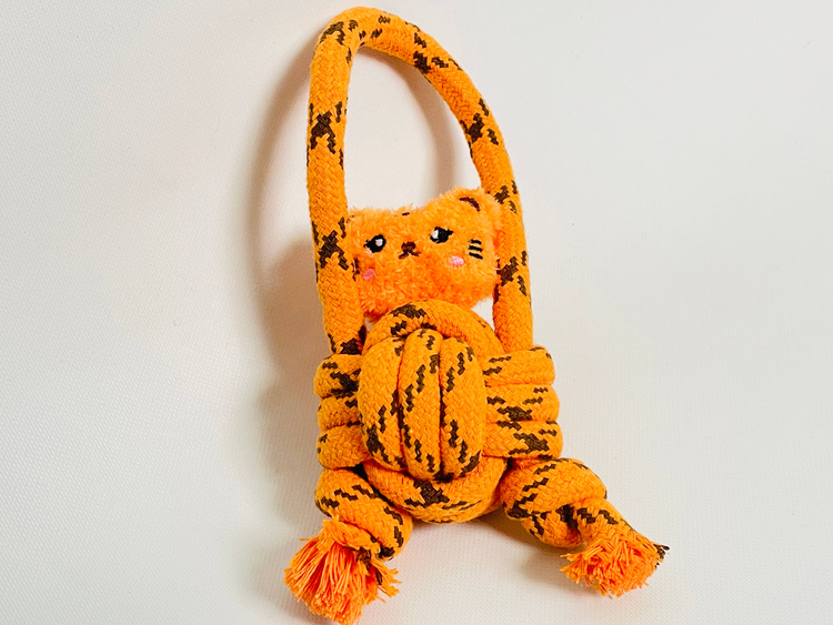 Eco Tiger Dog Rope Tug-of-War Toy