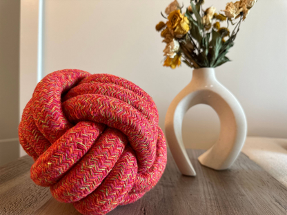 Handmade Jumbo Rope Ball Dog Toy