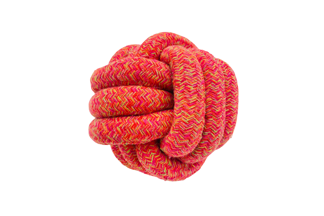 Handmade Jumbo Rope Ball Dog Toy