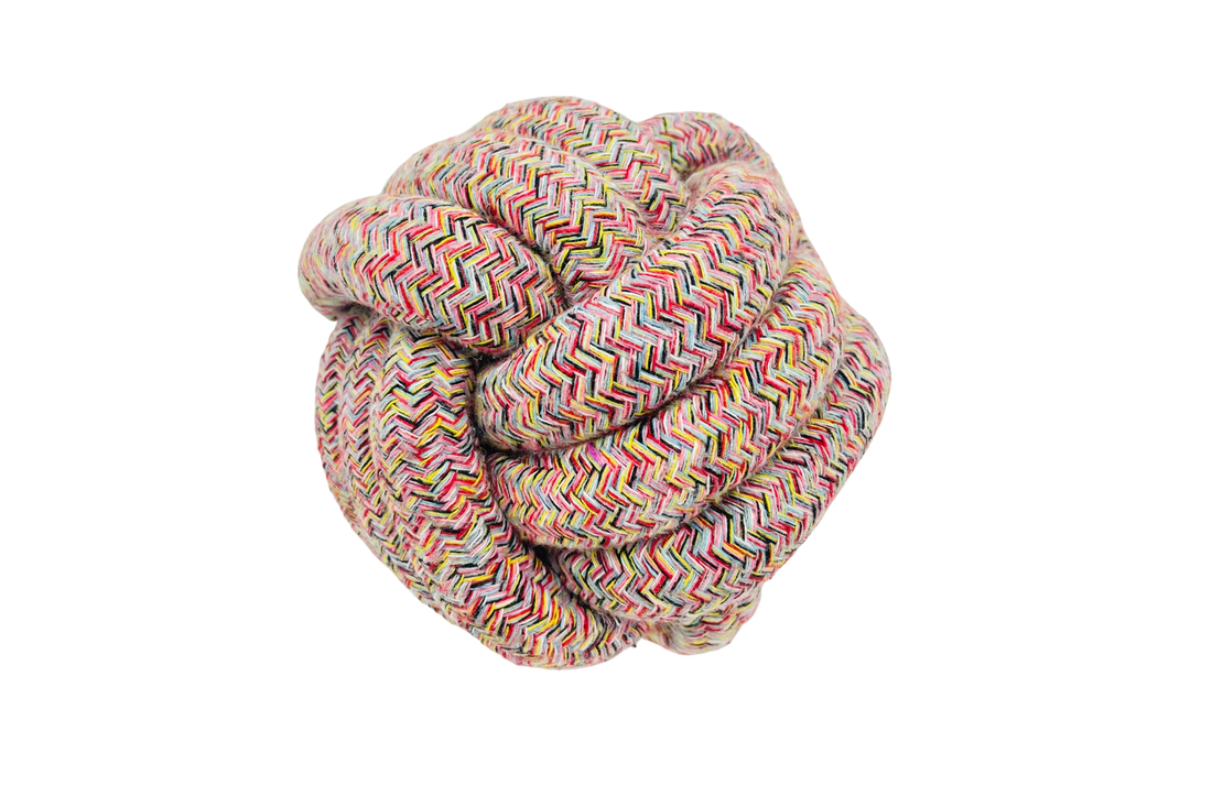 Handmade Large Rope Ball Dog Toy