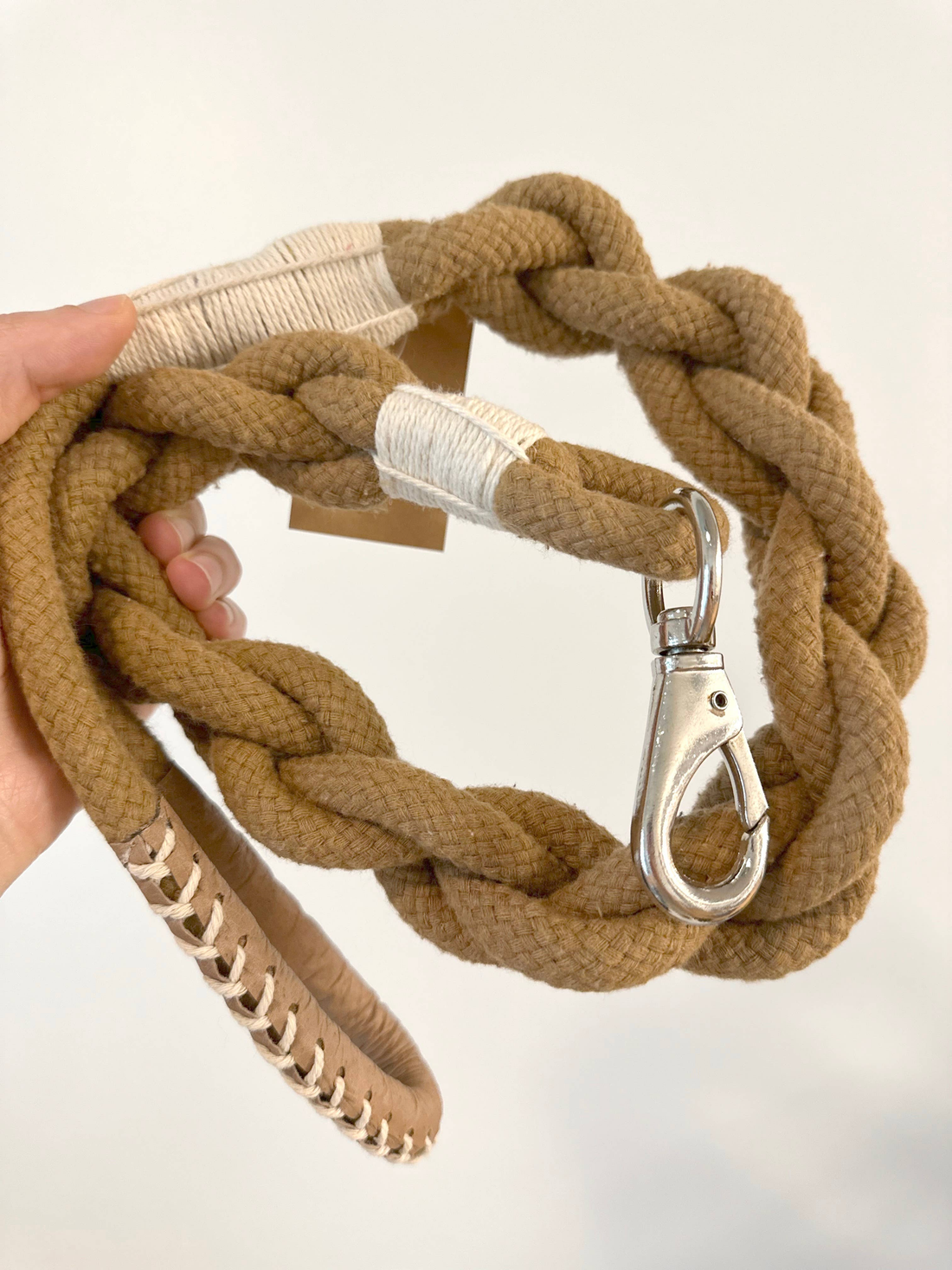 Handmade Sustainable Cotton Rope Dog Leash