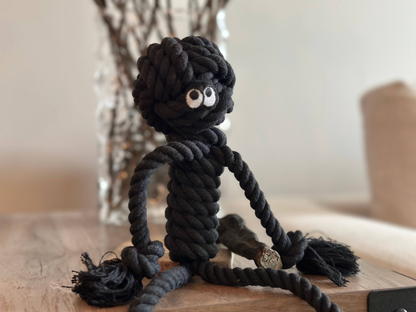 Handmade Sustainable Alien Dog Chew Rope Toy