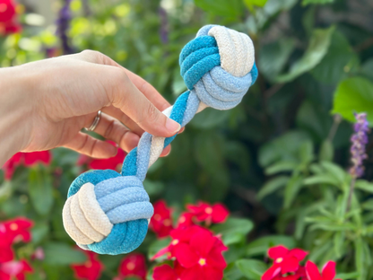 Handmade Sustainable Rope Dog Chew Toys, 4-Piece Set