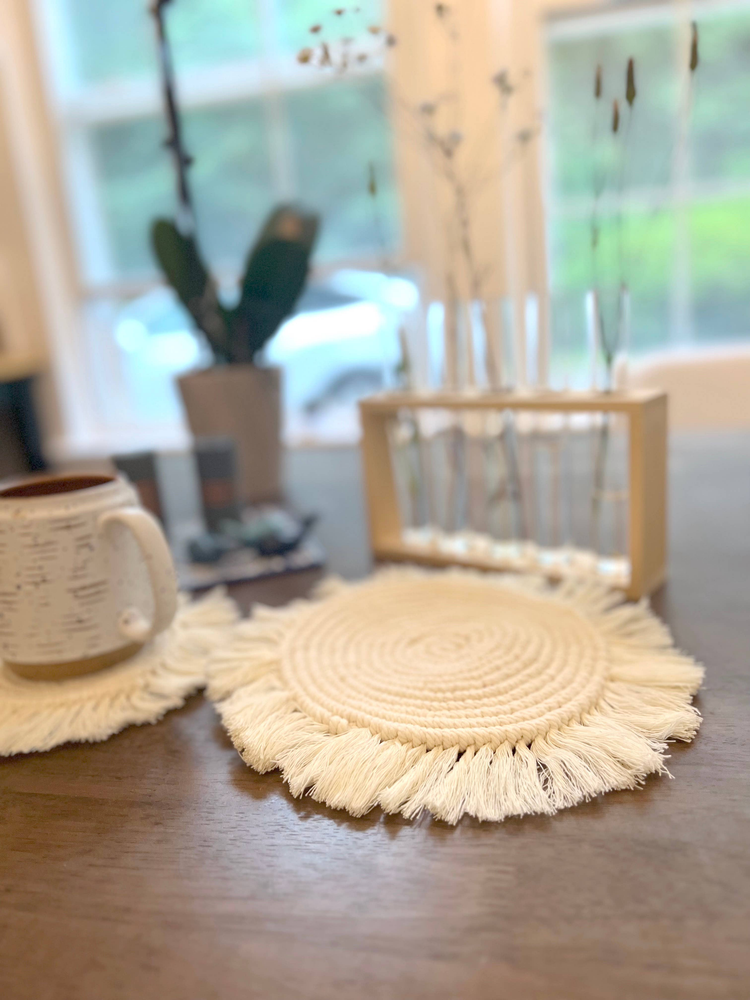 Handmade Sustainable White Eco-Friendly Placemats