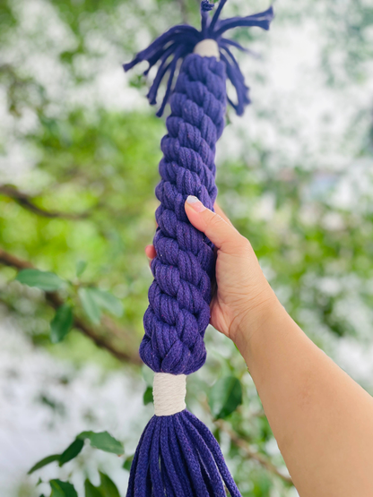 Large Handmade Macrame Candy Rope for Big Dogs