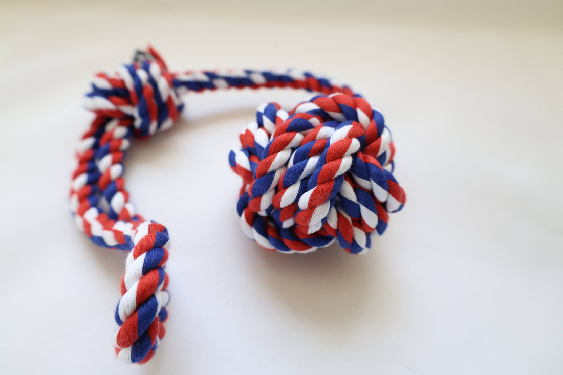 Old Glory Red Dog Rope Toy
