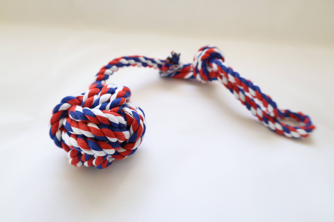 Old Glory Red Dog Rope Toy
