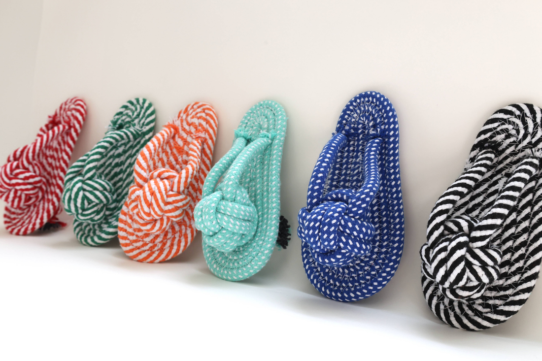 Handmade Slipper Dog Rope Toy