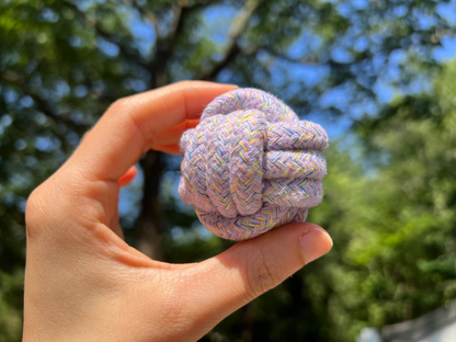Sustainable Rope Ball Dog Toy for Puppies