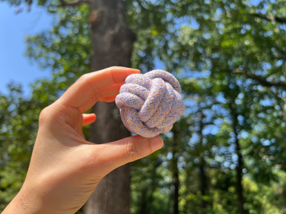 Sustainable Rope Ball Dog Toy for Puppies