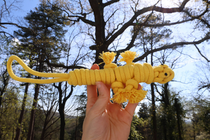 Sustainable Rope Lizard Dog Toy