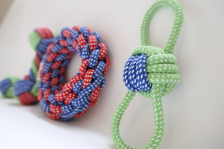 Eco-Friendly Dog Rope Toys, 4-Set
